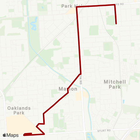 Torrens Transit Sacred Heart Champagnat Campus - Marion Ctr map