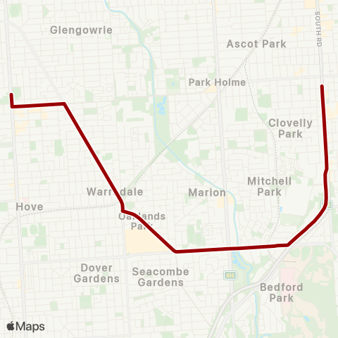 Torrens Transit Sacred Heart Marcellin Campus - St Marys map