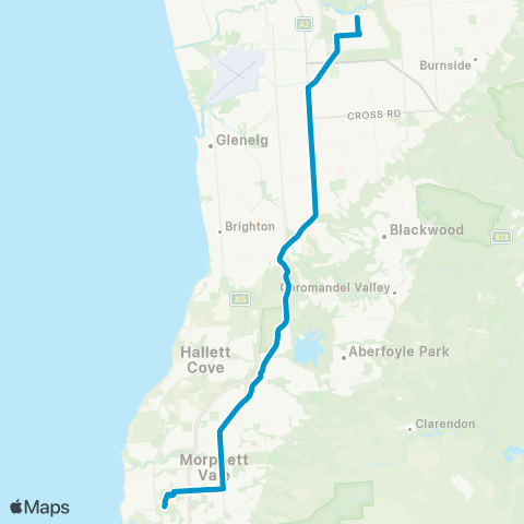 Busways S Adelaide Footy Club - Adelaide Oval map