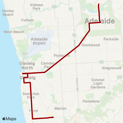 Torrens Transit Marion Centre Interchange - City map