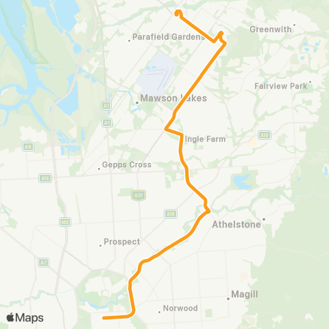 Torrens Transit Salisbury Interchange - City map