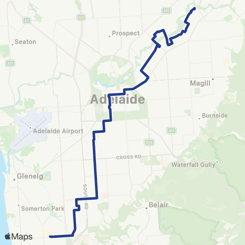 Torrens Transit Marion Centre Intg - Paradise Intg map
