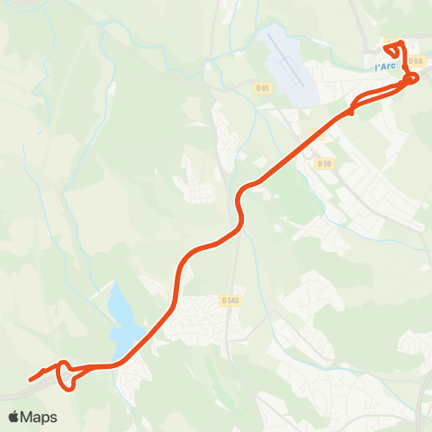 Aix en Bus 8301-4:les Milles-le Serre / Scolaire map