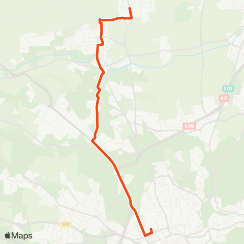 Aix en Bus 8303-6:Village,Soleil>Rocher Dragon / Scolaire map