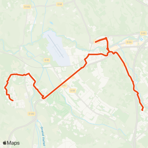 Aix en Bus 8305-6:Aérodrome>S. Germain>Duranne / Scolaire map