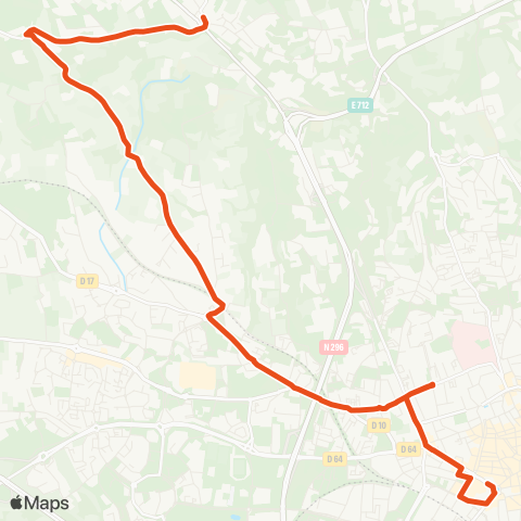 Aix en Bus Célony École ↔ Rotonde Bonaparte map