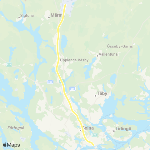 Arlanda Express Arlanda Express map