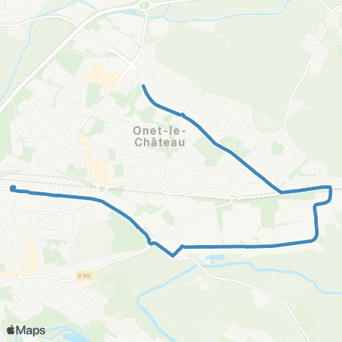 Agglobus Gare SNCF - Quatre Saisons map