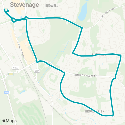 Arriva Herts and Essex Bus Station - Bus Station map