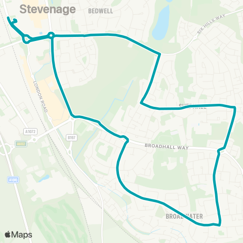 Arriva Herts and Essex Bus Station - Bus Station map