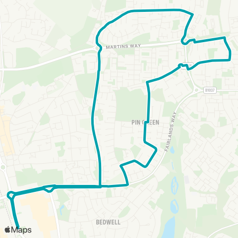 Arriva Herts and Essex Bus Station - Bus Station map