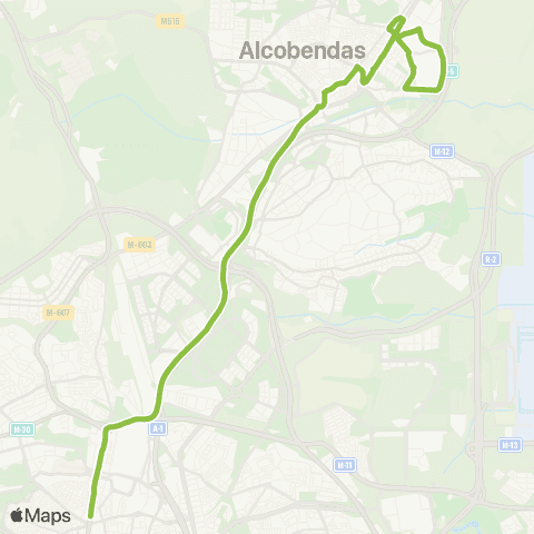 Autobuses Interurbanos Madrid (Plaza de Castilla)-S.S. de los Reyes (P.I. Moscatelares) map