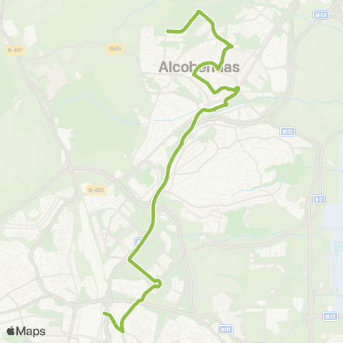 Autobuses Interurbanos Madrid (Pinar de Chamartín) - San Sebastián de los Reyes (Tempranales) map