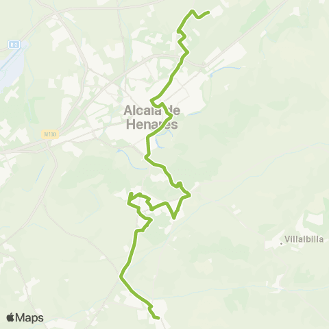 Autobuses Interurbanos Alcalá de Henares-Torres de la Alameda map