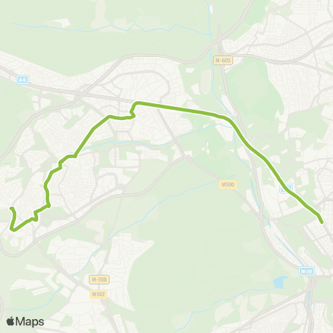 Autobuses Interurbanos Madrid (Moncloa)-Pozuelo de Alarcón map