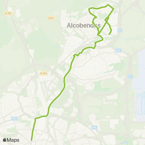 Autobuses Interurbanos Madrid (Plaza de Castilla)-S.S. de los Reyes map