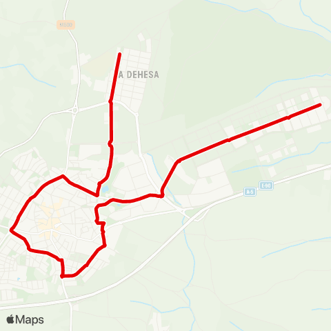Autobuses Urbanos La Dehesa-el Pinar map