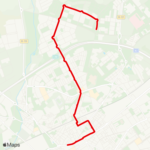 Autobuses Urbanos Via Complutense Centro - Espartales Norte map