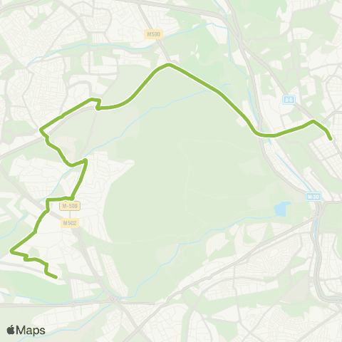 Autobuses Interurbanos Madrid (Moncloa) - Pozuelo (C.C. Lafinca) map