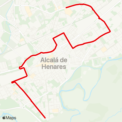 Autobuses Urbanos Plaza de la Paz - Nueva Rinconada map