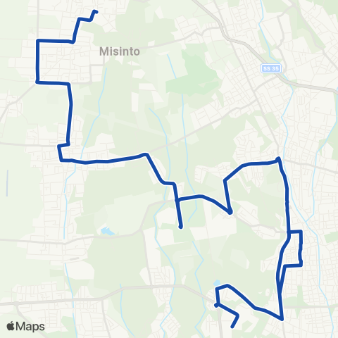 AirPullman Lazzate-Misinto-Cogliate-Seveso-Cesano M.-Limbiate M. map