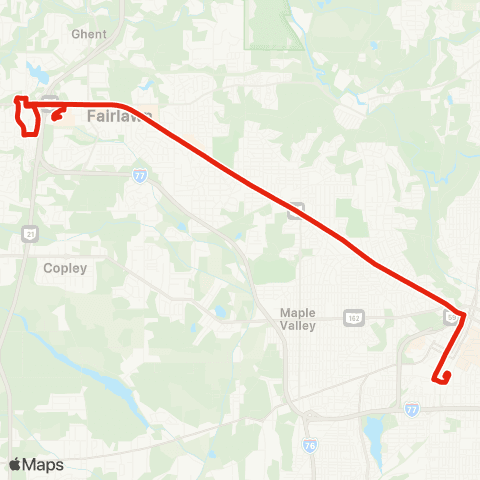 Akron Metro W. Market / Montrose map