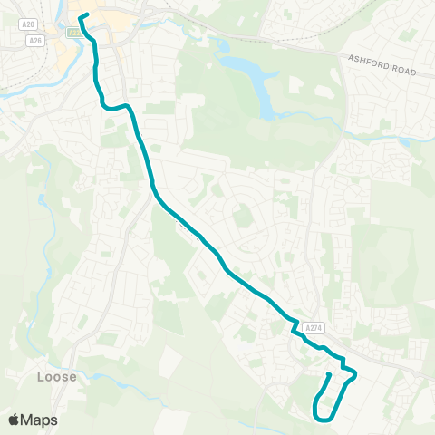 Arriva Kent and Surrey Parade - Royal Star Arcade map