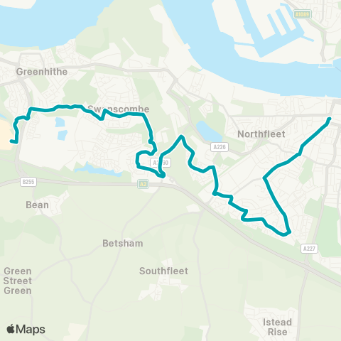 Arriva Kent and Surrey Bus Station - Barrack Row map