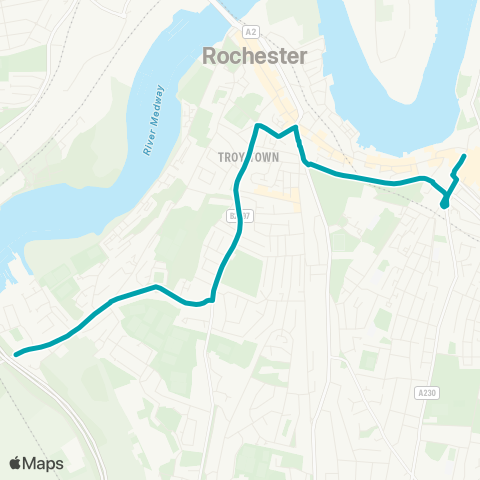 Arriva Kent and Surrey Waterfront Bus Station - Village Surgery map