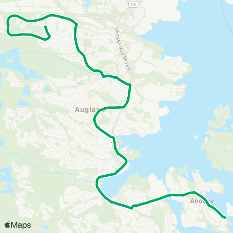 AKT - Agder kollektivtrafikk Kvadraturen - Andøya map