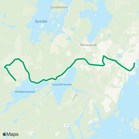 AKT - Agder kollektivfrafikk Skoleskyss Videreg. Skolebusser Grimstad map