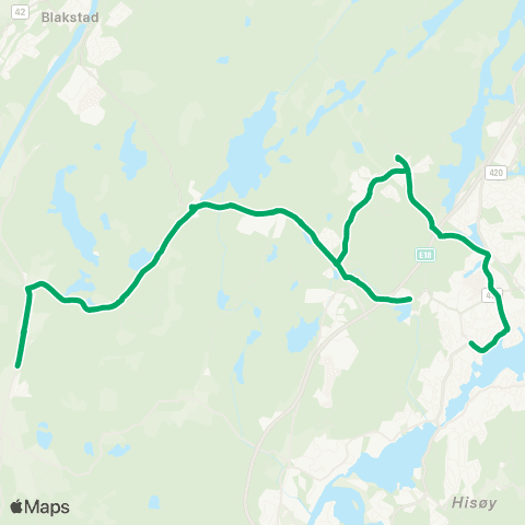 AKT - Agder kollektivfrafikk Skoleskyss Skolebusser Myra Og Stinta map