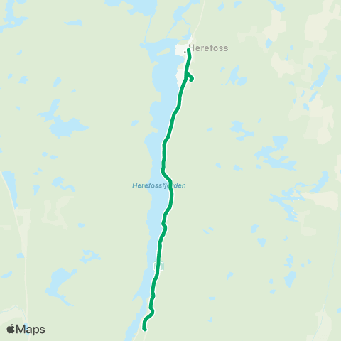 AKT - Agder kollektivfrafikk Skoleskyss Skolebusser Engesland / Herefoss map