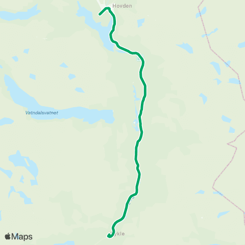 AKT - Agder kollektivfrafikk Skoleskyss Skulebussar Bykle Kommune map