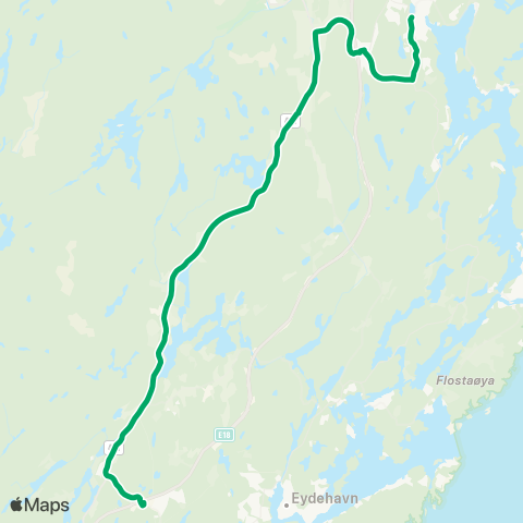 AKT - Agder kollektivtrafikk Bestillingstransport map