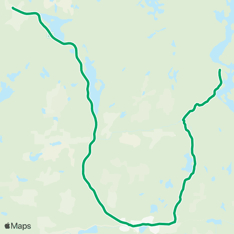 AKT - Agder kollektivfrafikk Skoleskyss Røyknes - Eikeland Skole map