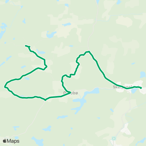 AKT - Agder kollektivfrafikk Skoleskyss Tjomsås / Lie - Skarpengland map