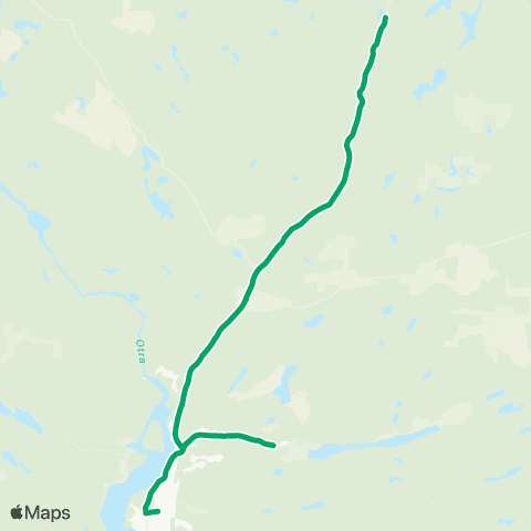 AKT - Agder kollektivfrafikk Skoleskyss Steinsland - Venneslahallen map