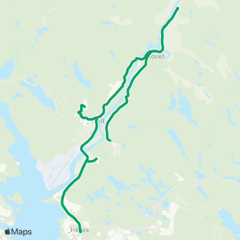 AKT - Agder kollektivfrafikk Skoleskyss Tveit - Ve Skole map