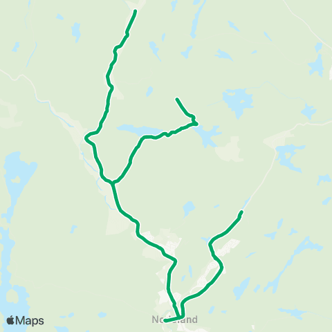 AKT - Agder kollektivfrafikk Skoleskyss Stokkeland - Tunballen Skole map