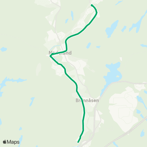 AKT - Agder kollektivfrafikk Skoleskyss Nodelandsheia - Birkelid map