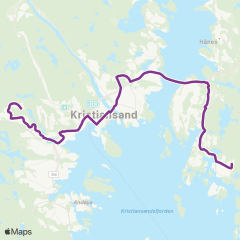 AKT - Agder kollektivtrafikk Hellemyr - Tømmerstø map