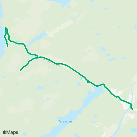 AKT - Agder kollektivfrafikk Skoleskyss Skolerute Nyplass map