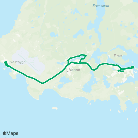 AKT - Agder kollektivfrafikk Skoleskyss Skolerute Lyngdal - Farsund map