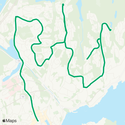AKT - Agder kollektivtrafikk Jovannslia-Arendal-Stoa-Myra map