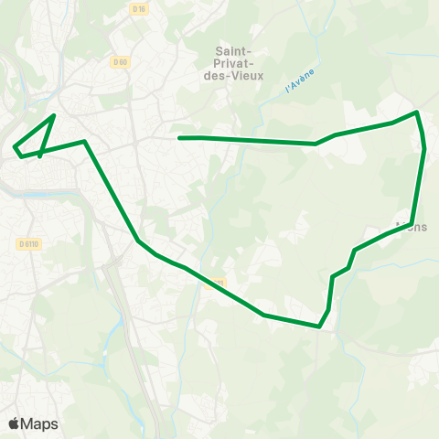Ales'Y Mejannes - Ales map