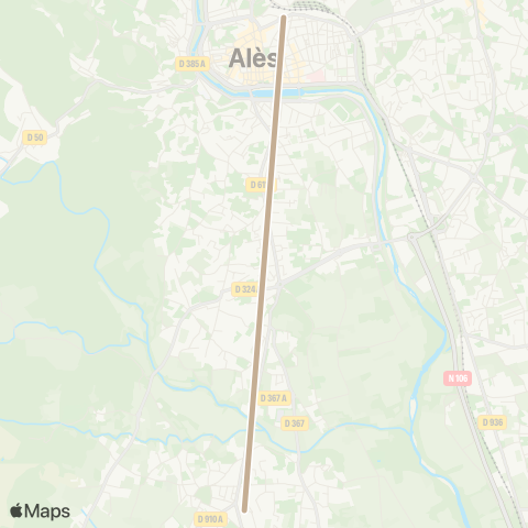 Ales'Y CFA Cevenole - Saint Christol les Ales map