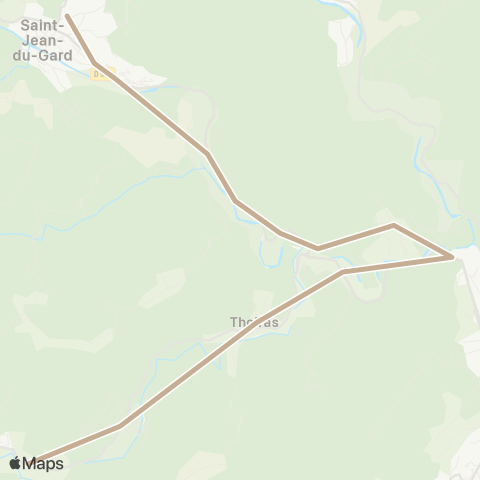 Ales'Y Thoiras (Prades) - Collège de St Jean du Gard map