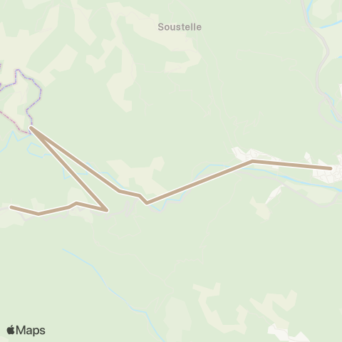 Ales'Y Saint Paul la Coste - École de Cendras map