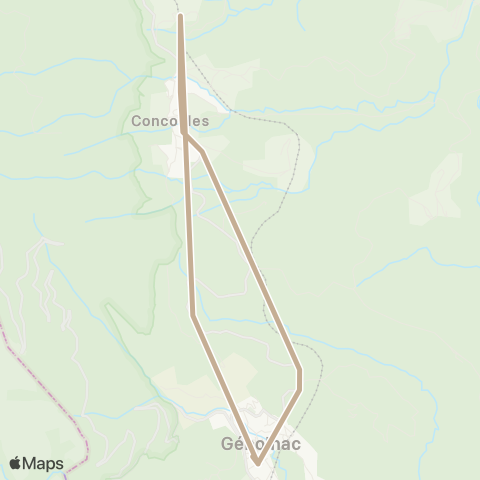 Ales'Y Concoules - Collège Écoles Genolhac map